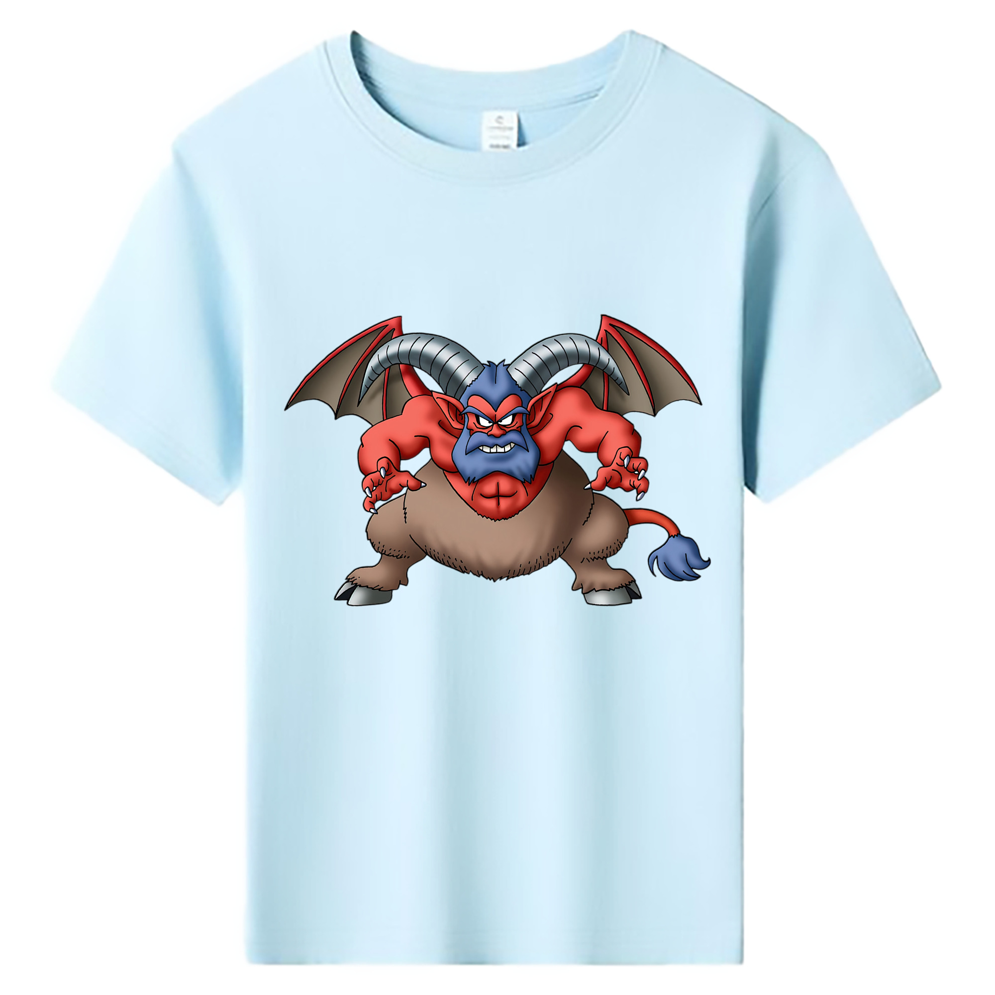 （画像用） ドラゴンクエスト Doragon Kuesuto Dragon Quest 綿100％キッズTシャツ（フロントプリント）